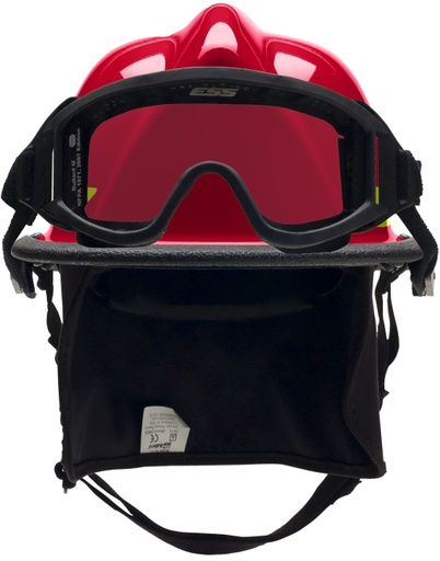 [P-8484] Bullard USRX Series Helmet Red w/ ESS Goggles *Clearance Sale* $