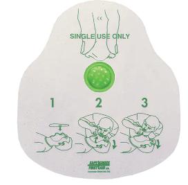 CPR Face Shield Single Use, Class 2